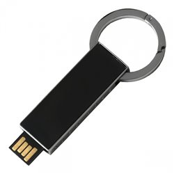 USB klíčenka Loop Black 16Gb