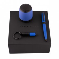 Sada Gear Matrix Blue (kuličkové pero, klíčenka & speaker)